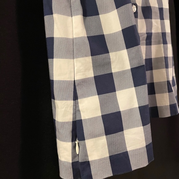 Talbots Sleeveless Top Blue/White Size 12P - Picture 5 of 5